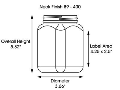 Skid Lot Wide-Mouth Glass Jars Bulk Pack - 32 oz, Plastic Cap - ULINE - Qty of 792 - S-12757B-P