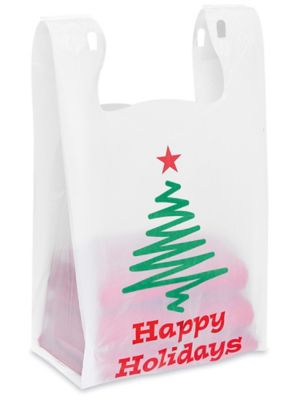 T-Shirt Bags (12 x 7 x 22) Smiley Face