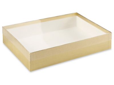 presentation gift boxes with clear lids