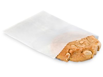 50 pack - flat glassine bags, 3.75 x 6.25 translucent waxed