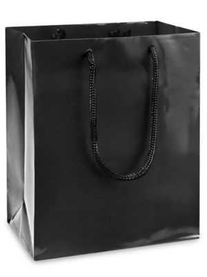 Kraft Paper Shopping Bags - 8 x 4 1/2 x 10 1/4, Cub S-7098 - Uline