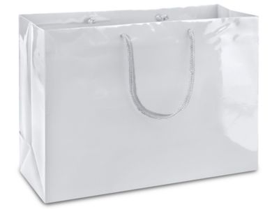  Sacs de magasinage haute brillance – Vogue, 16 x 6 x 12 po