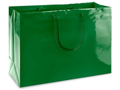 White Paper Shopping Bags - 16 x 6 x 12, Vogue S-7101 - Uline