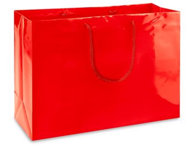 Red Color Paper Shopping Bag, Rope Handle at Rs 11/piece in Hyderabad