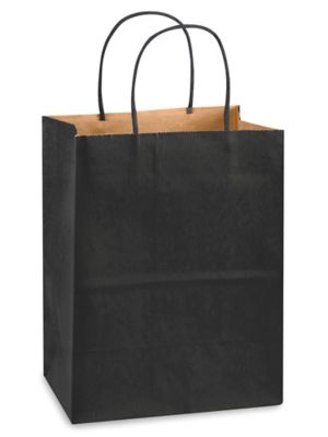 Kraft Tinted Color Shopping Bags 8 x 4 1 2 x 10 1 4