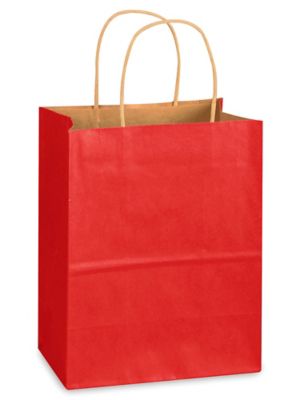 Matte Black Kraft Paper Shopping Bag - 8L x 4 3/4D x 10 1/2H