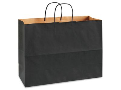Kraft Paper Shopping Bags - 16 x 6 x 12, Vogue S-7099 - Uline