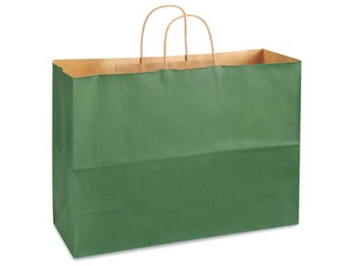 White Paper Shopping Bags - 16 x 6 x 12, Vogue S-7101 - Uline