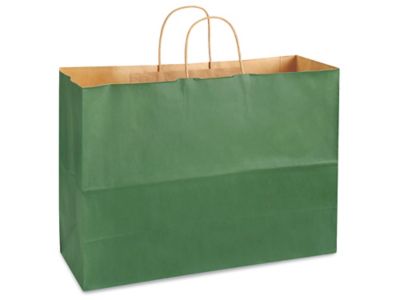 thumbnail image 2 of 250 PCS Natural Kraft Paper Gift Bags – 16x6x12, Retail Shop Shopping Bags – Durapak Supplies 2 of 3