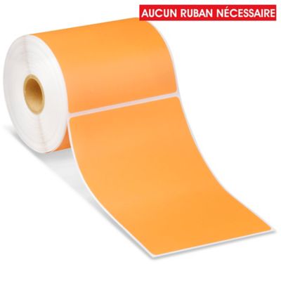 Desktop Direct Thermal Labels - Orange, 4 x 6" S-8604O