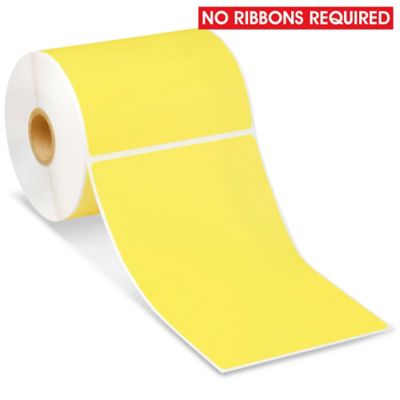 Desktop Direct Thermal Labels Yellow 4 X 6 S 8604y Uline 3106