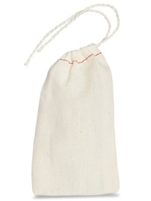 Cotton Bags, Cotton Drawstring Bags, Small Cloth Bags in Stock - ULINE