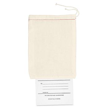 Cloth Mailing Bags with Tag - 5 x 7" S-881