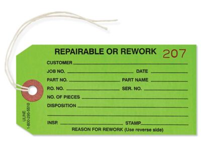 たぐ 1-Part Inspection Tags - 