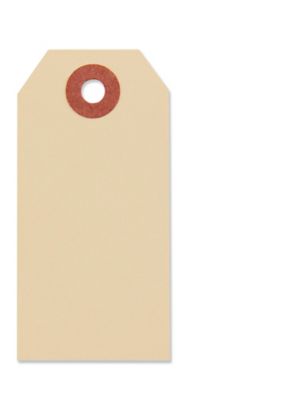  Manila Shipping Tags - #2, 3 1/4 x 1 5/8"