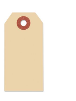 Manila Shipping Tags - #2, 3 1/4 x 1 5/8", Plain S-930PLAIN