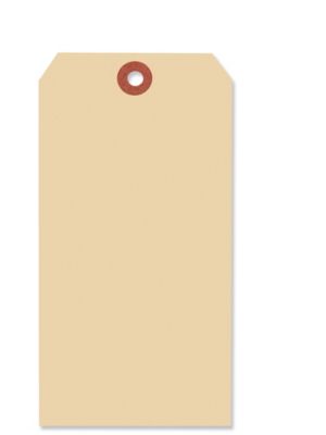Manila Shipping Tags - #8, 6 1/4 x 3 1/8", Plain S-932PLAIN