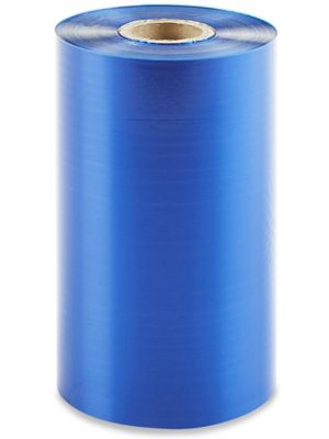 Industrial Thermal Transfer Ribbons - Wax/Resin, Blue, 4.02" x 1,181' S-9603BLU