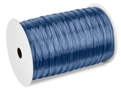 Raffia Ribbon - 1/4" x 100 yds, Blue Pearl S-9610BLUP