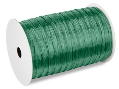 Reliant Ribbon Paper Raffia Ribbon 1/4 Inch X 100 Yards Hunter Green