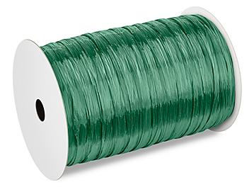 Raffia Ribbon - 1/4" x 100 yds, Green Pearl S-9610GP