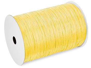 Raffia Ribbon - 1/4" x 100 yds, Yellow S-9610Y