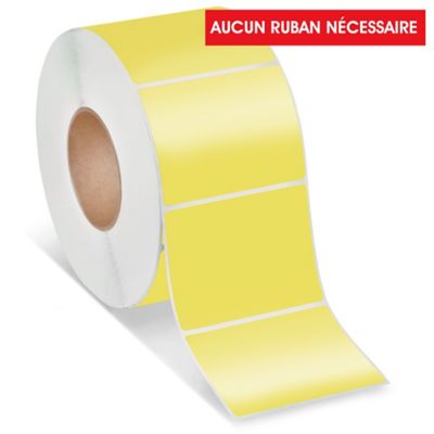 Industrial Direct Thermal Labels - Yellow, 4 x 3" S-9628Y