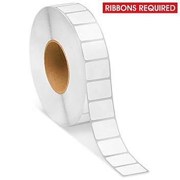 Removable Adhesive Industrial Thermal Transfer Labels - 1 1/2 x 1", Ribbons Required S-9630