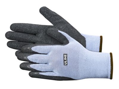 Chemical Resistant Neoprene Coated Latex Gloves - Medium S-15396M - Uline