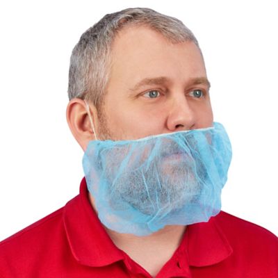 S-9635BLU – Filets à barbe en polypropylène – Bleu