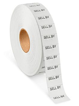 Monarch 1131® Labels - "SELL BY", White S-9653