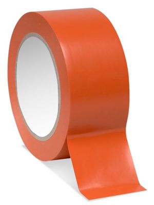 Uline Industrial Vinyl Safety Tape - 2" x 36 yds, Orange S-9665