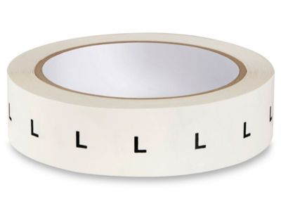 Size Labels - "L", Clear Acetate S-9671C-L