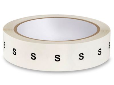 Size Labels - "S", Clear Acetate S-9671C-S