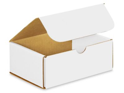 6 1/2 x 4 7/8 x 2 5/8" White Indestructo Mailers S-968