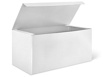 Gift Boxes - 15 x 7 x 7", White Gloss S-9696
