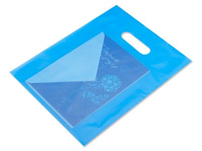 Frosty Merchandise Bags - 9 x 12", Blue S-9709BLU