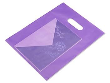 Frosty Merchandise Bags - 9 x 12", Purple S-9709PUR