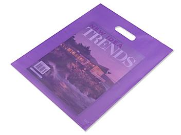Frosty Merchandise Bags - 12 x 15", Purple S-9710PUR