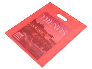 Frosty Merchandise Bags - 12 x 15", Red S-9710R
