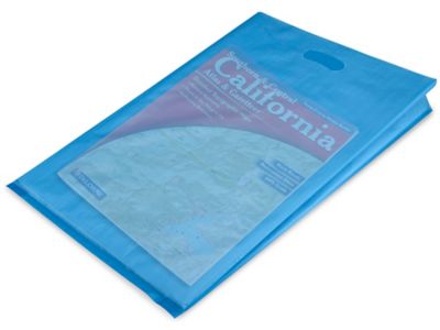 Frosty Merchandise Bags - 14 x 3 x 21", Blue S-9711BLU