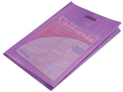 Frosty Merchandise Bags - 14 x 3 x 21", Purple S-9711PUR