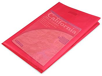 Frosty Merchandise Bags - 14 x 3 x 21", Red S-9711R
