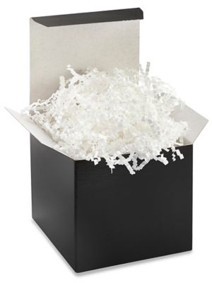 White Crinkle Cut Gift Shred 40lb Box