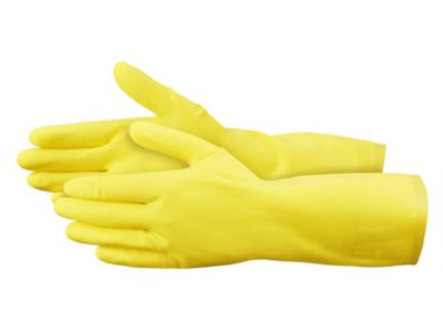 Guante De Latex De 12-in 16-mil Color Amarillo