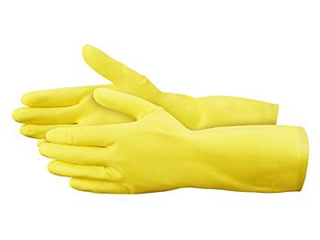 Chemical Resistant Latex Gloves - Lined, Medium S-9721M