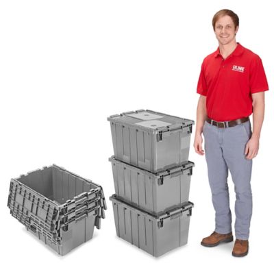 Round Trip Totes - 19.8 x 13.8 x 11.8, Gray S-9744GR - Uline