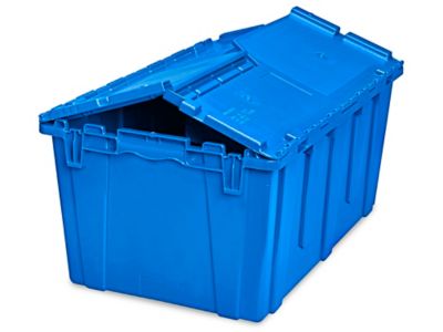 Trueliving 5 Gallon Blue Plastic Tote with Lid