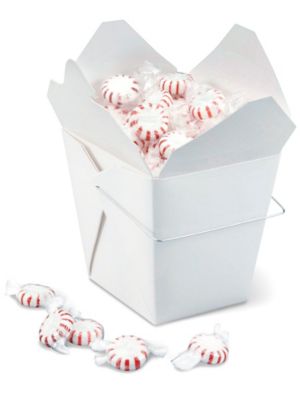 Chinese Take-Out Boxes - 1 Quart, White S-9758W