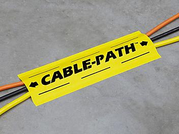 Cable Path Tape - 4" x 30 yds, Yellow S-9764